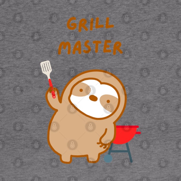 Grill Master Summer Cookout Sloth by theslothinme